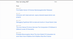 Desktop Screenshot of howiamdoing.net